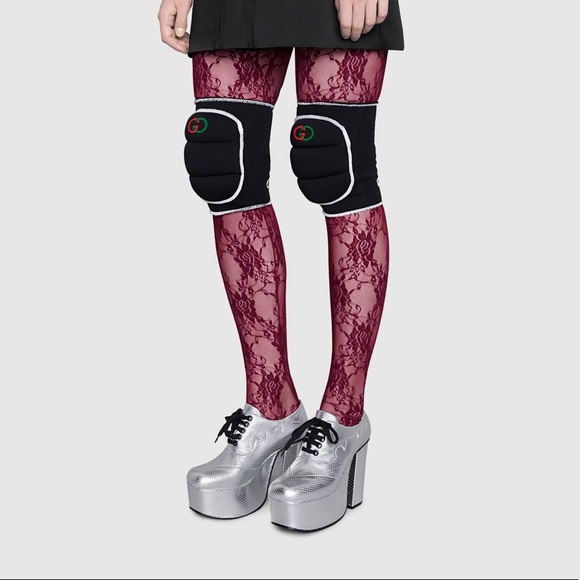 GUCCI Embroidered Logo Knee Pads😳🔥😱 - Picture 2 of 15